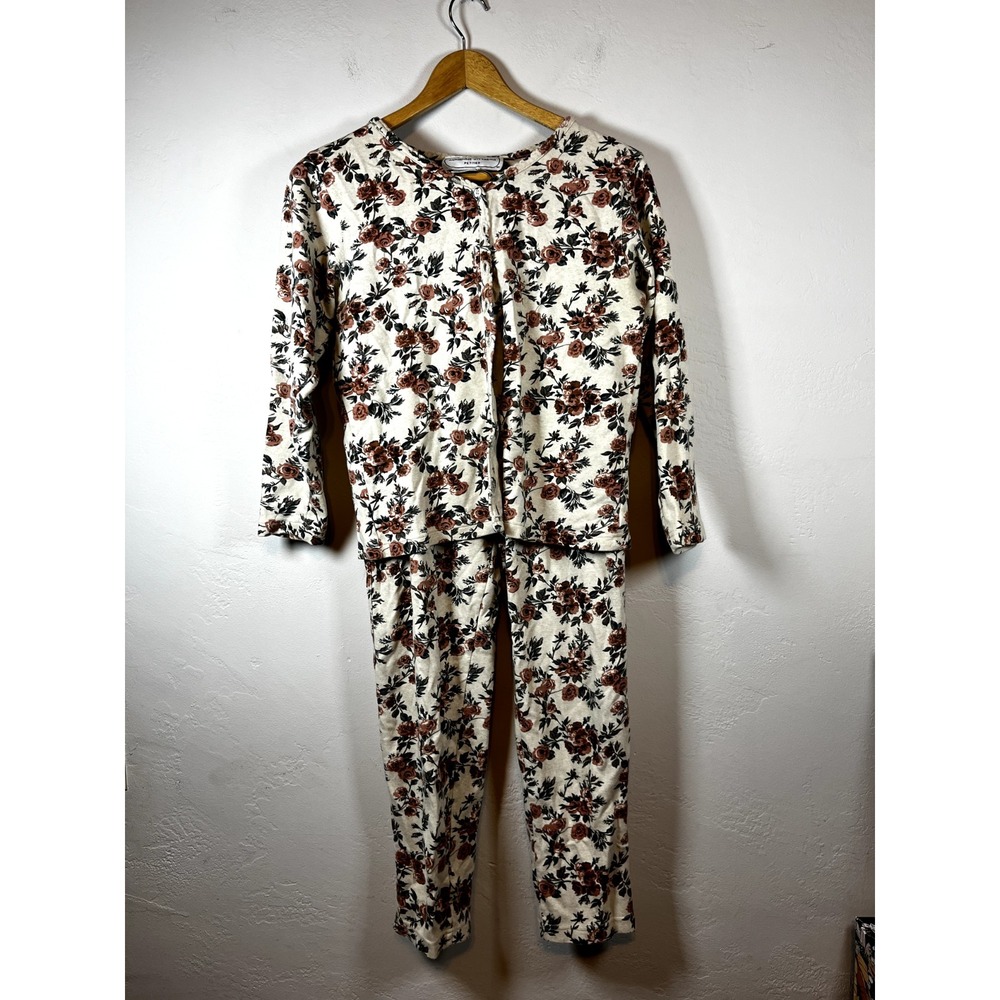 Adrienne Vittadini Petites Floral Set Size Small Pink and Tan